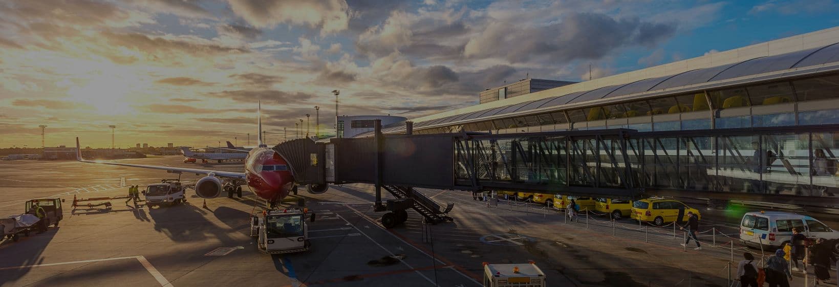 Searching flight tickets on a screen