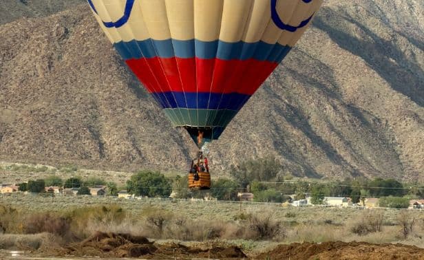 Hot Air Balloon Flight in Coachella near Palm Desert, California Hot Air Balloon Flight in Coachella near Palm Desert, California