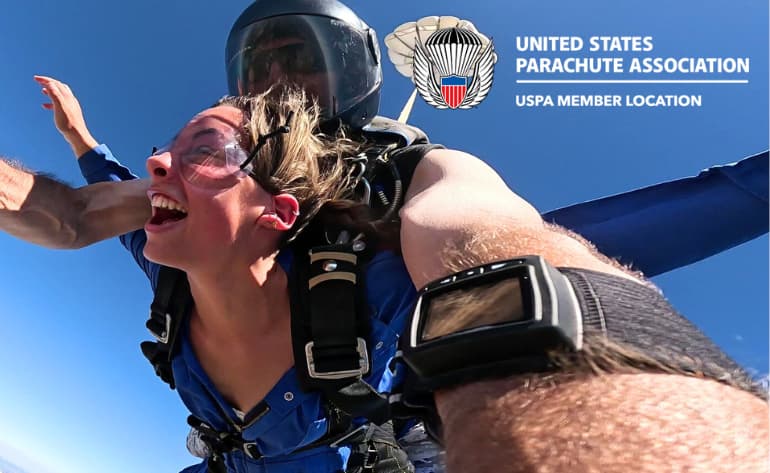 Tandem skydiving near San Francisco Tandem skydiving near San Francisco