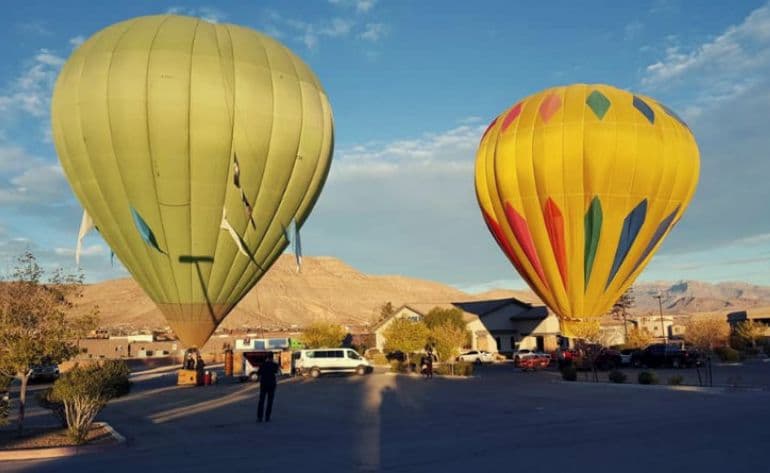 Hot air balloon flight in Las Vegas with breakfast - vue 4