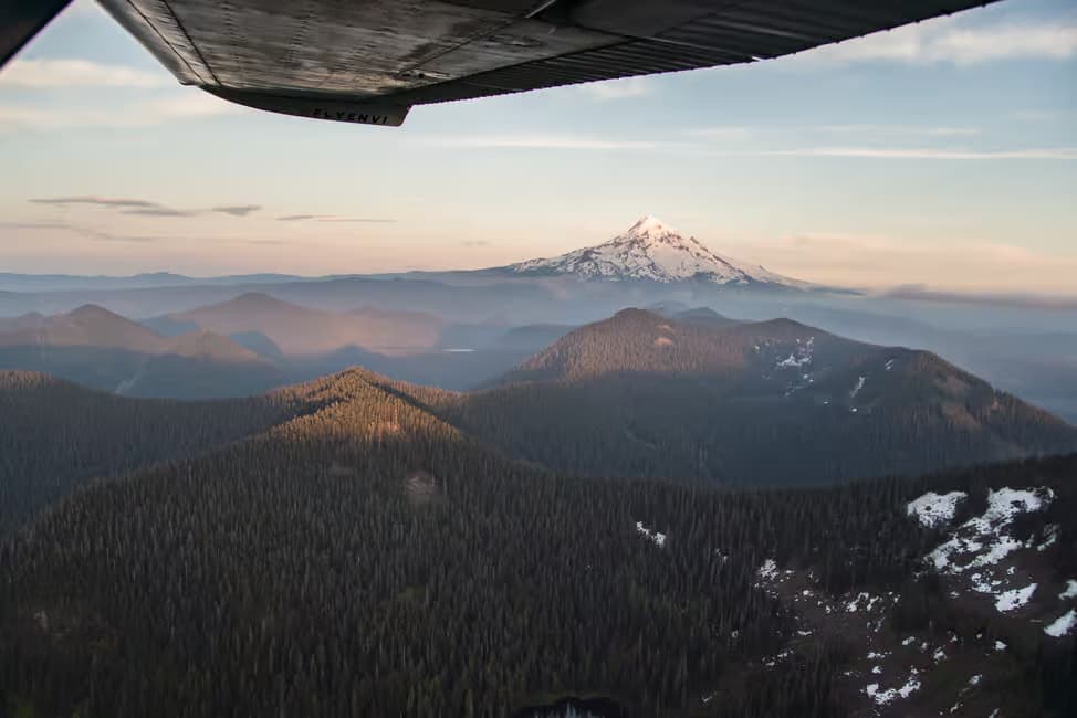 Airplane flight to Mount Hood departing from Portland - vue 5