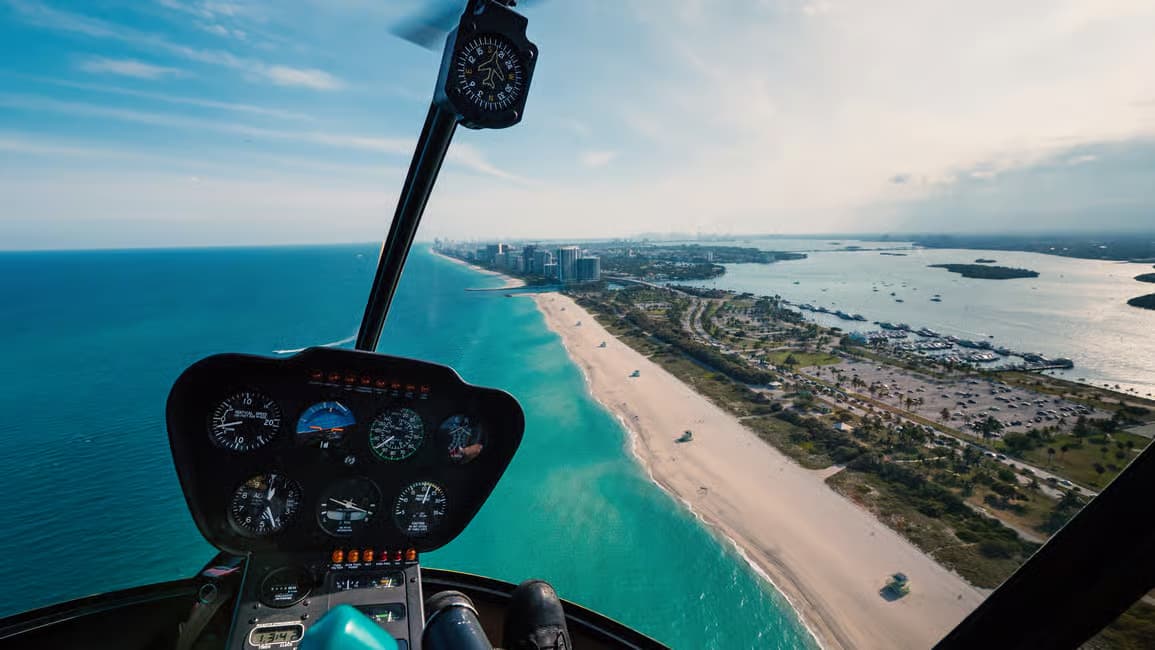 Private Helicopter Flight Over Miami Private Helicopter Flight Over Miami