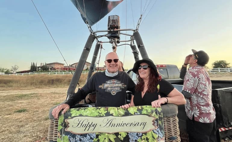 Hot air balloon ride near Los Angeles - vue 2