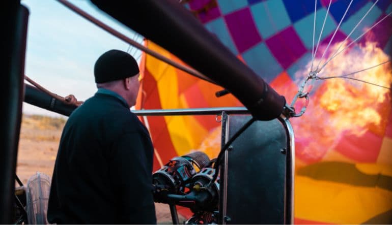 Hot air balloon flight in Phoenix, Arizona - vue 3