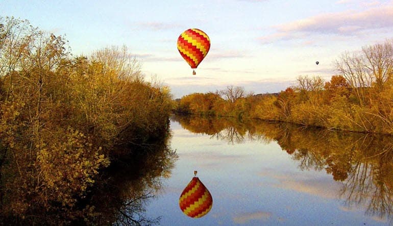 Hot Air Balloon Ride in Queensbury (NY) - vue 1