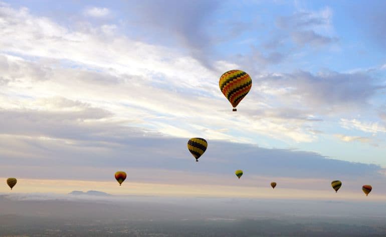 Hot Air Balloon Flight in Coachella near Palm Desert, California - vue 4