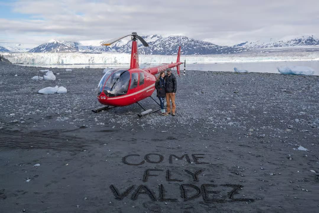 Valdez helicopter tour with a glacier landing - vue 4