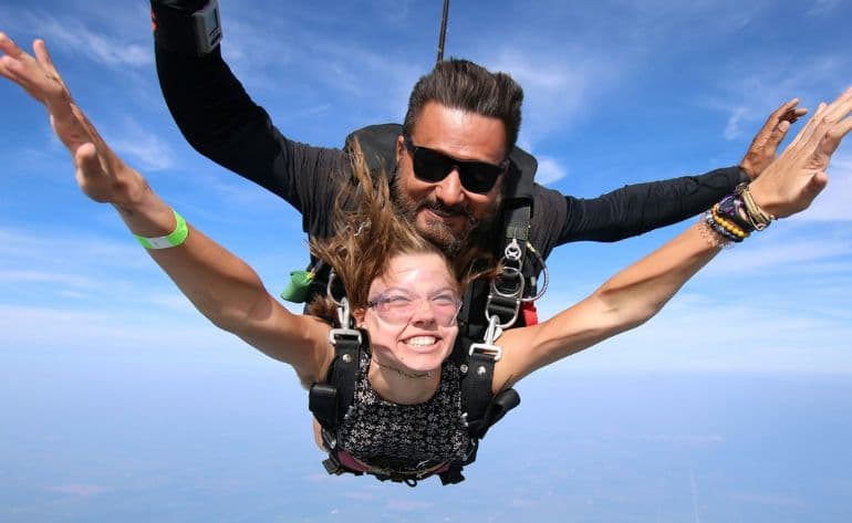 9,000 ft Skydiving in Rochelle, Illinois - vue 1