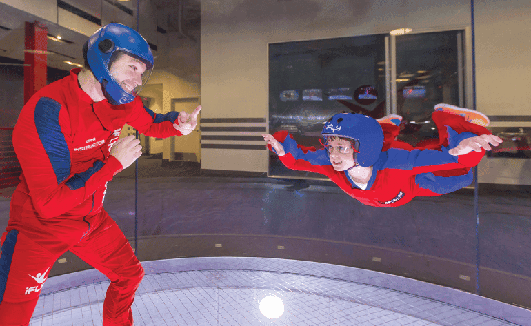 Indoor skydiving in Portland Indoor skydiving in Portland