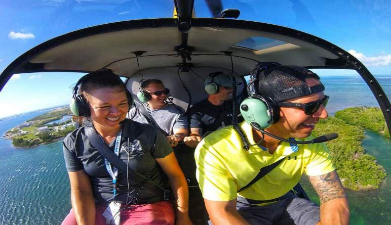 Scenic helicopter flight in Key West Scenic helicopter flight in Key West