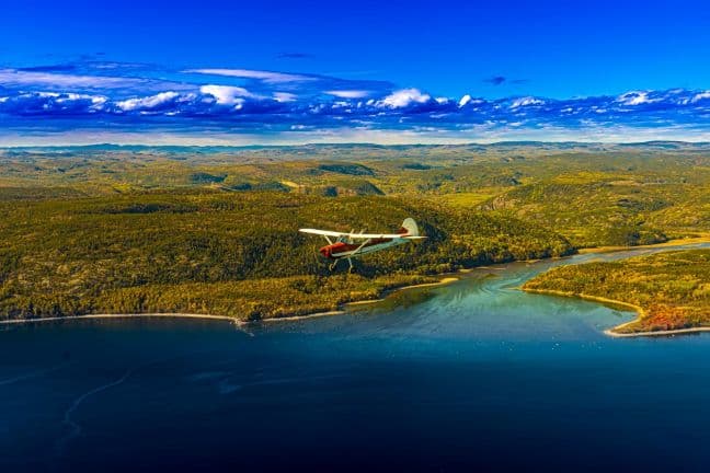 Airplane Flight to Tadoussac and the Saguenay Fjord - vue 2