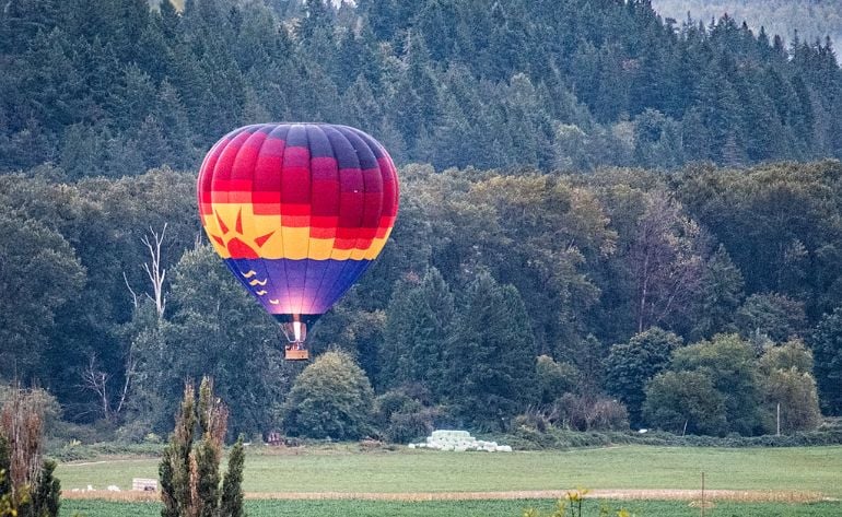 Hot Air Balloon Ride Near Seattle at Sunset - vue 2