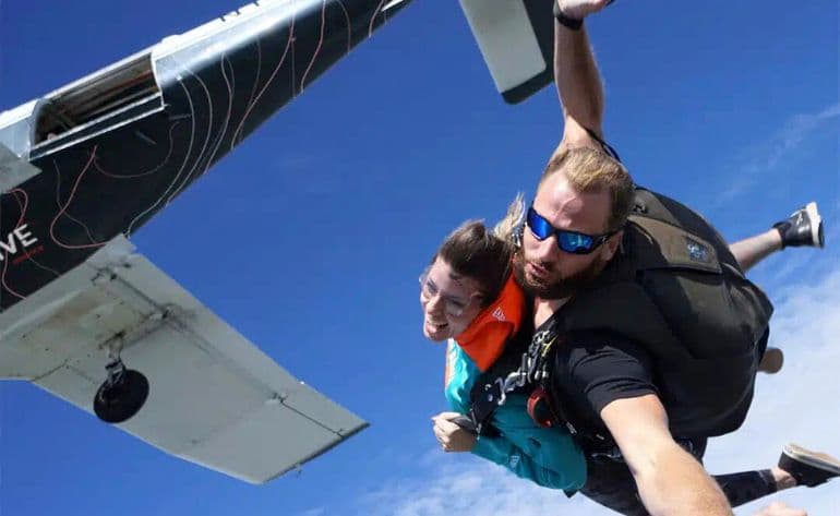 Tandem skydive in San Diego - vue 1