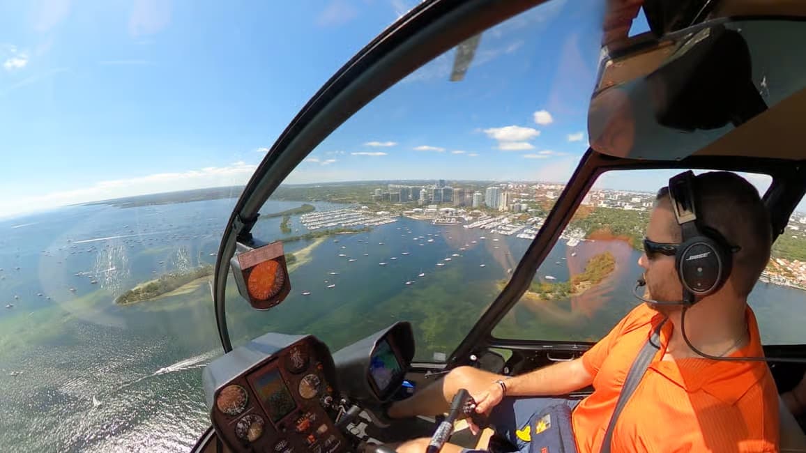 Private Helicopter Flight Over Miami - vue 2