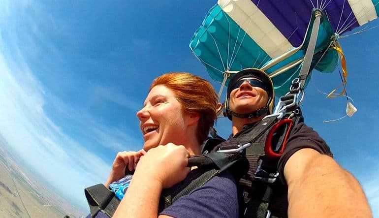 Tandem skydiving in Harbor Springs - vue 2