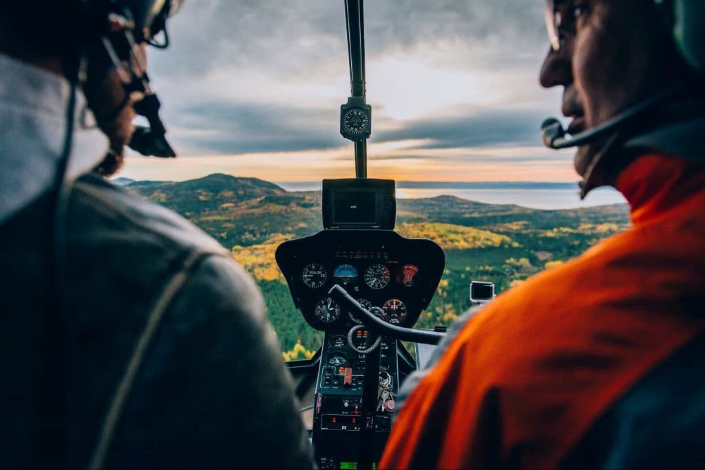 Helicopter tour in Charlevoix, Quebec - vue 3