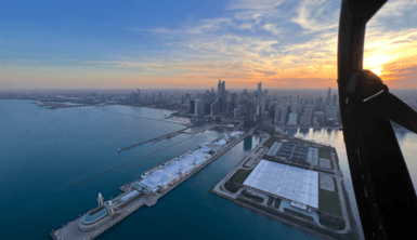 Private helicopter tour in Chicago - vue 1