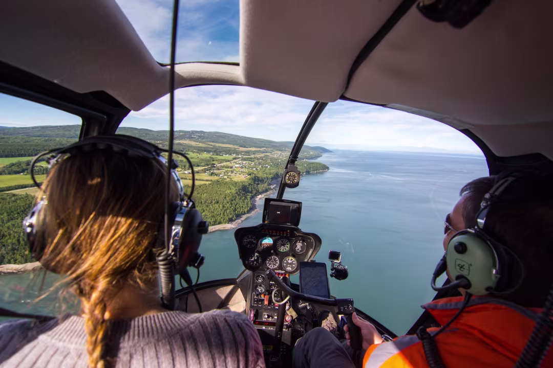 Helicopter tour in Charlevoix, Quebec - vue 5