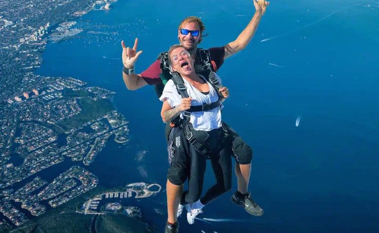 Tandem skydive in San Diego - vue 2