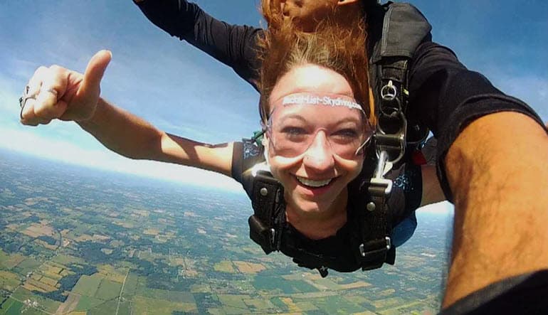 Tandem skydiving near Detroit - vue 5