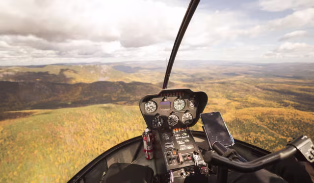 Helicopter tour in Charlevoix, Quebec - vue 4
