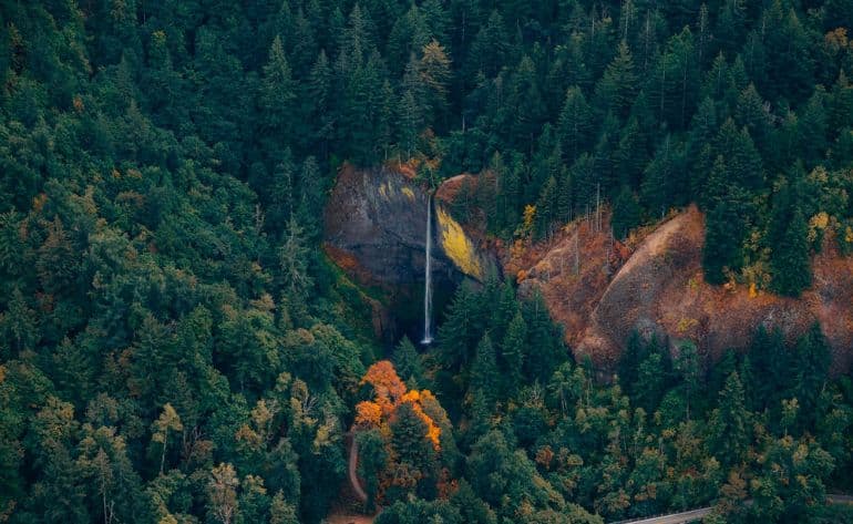 Introductory airplane flight in Portland over the Columbia River - vue 4