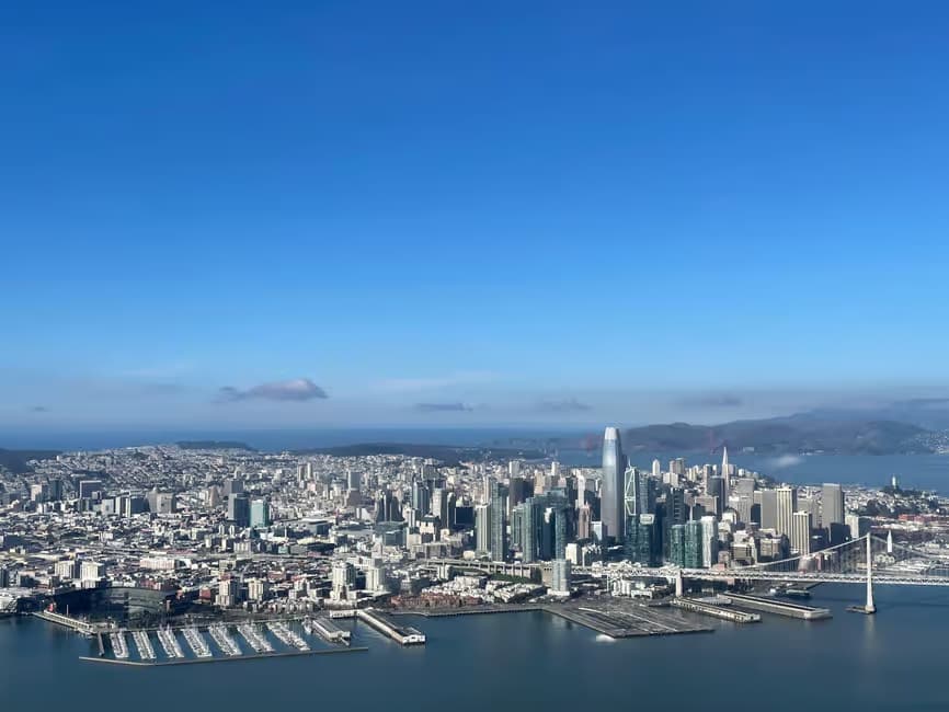 Airplane Scenic Flight Over San Francisco Bay - vue 1