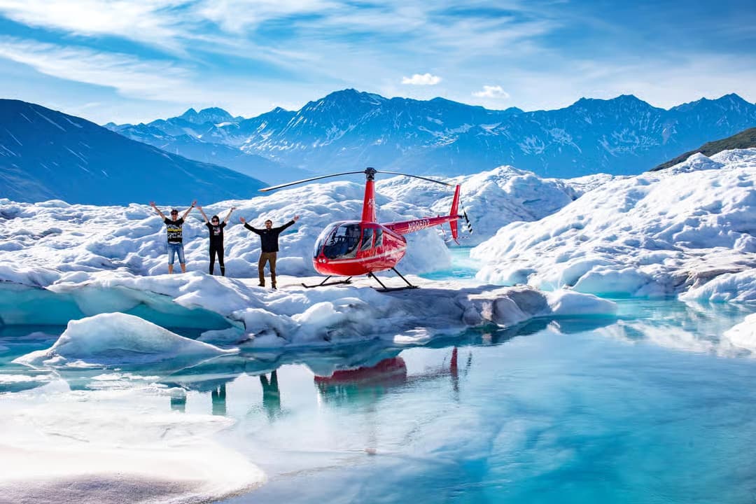 Valdez helicopter tour with a glacier landing - vue 2
