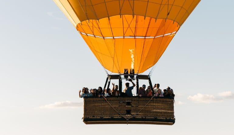 Hot air balloon flight in Phoenix, Arizona - vue 2