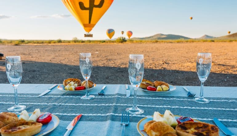 Hot air balloon flight in Phoenix, Arizona - vue 4