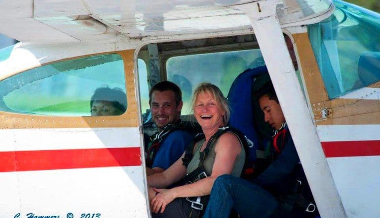Tandem skydiving in Harbor Springs - vue 3