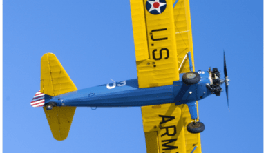 Aerobatic Flight in a Biplane Near Washington - vue 4