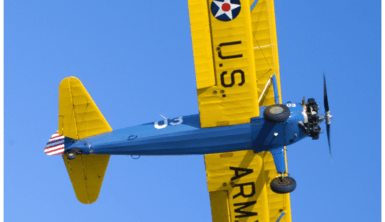 Aerobatic Flight in a Biplane Near Washington - vue 4