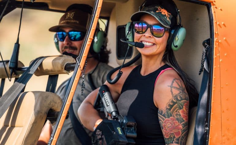 Tactical Helicopter Flight near Austin with Ground Target Shooting - vue 4
