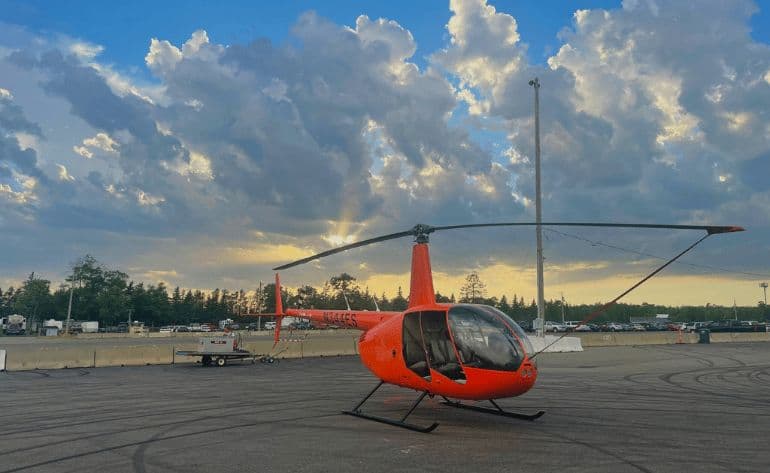 Introductory helicopter flight in Duluth, Minnesota - vue 3