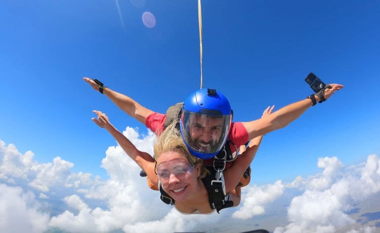 Tandem skydive in San Diego - vue 3