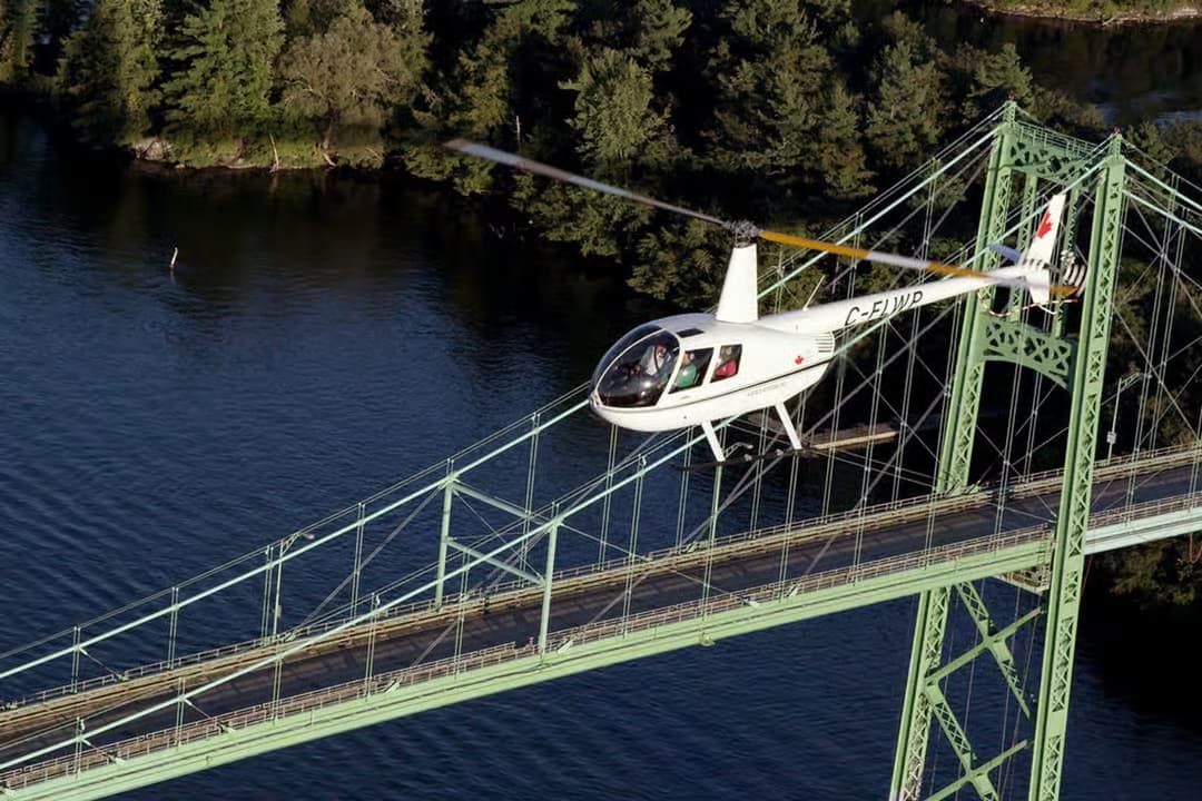 Helicopter tour in the 1000 Islands in Ontario - vue 4