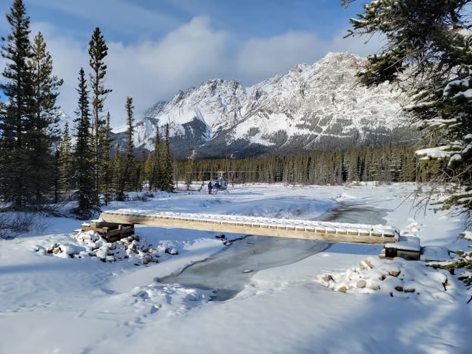 Private Helicopter Tour for 2 with Hike - North of Banff in Alberta - vue 4