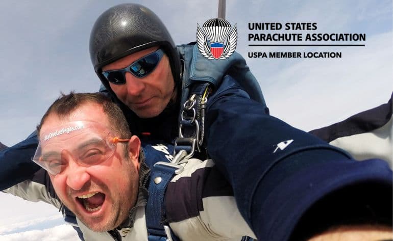 Tandem skydiving in Las Vegas - vue 4