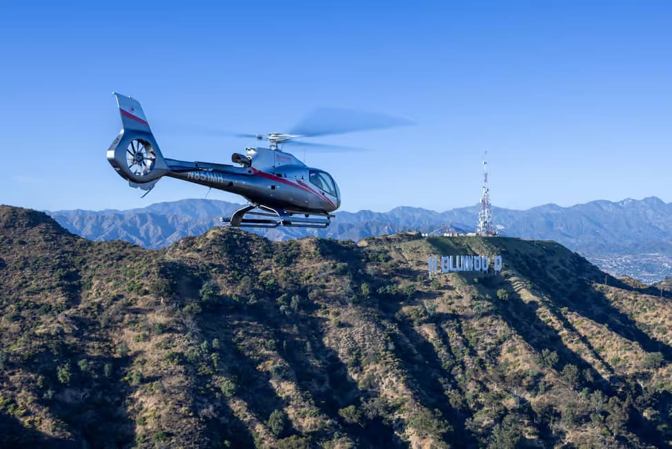 Helicopter Tour Around Hollywood Helicopter Tour Around Hollywood