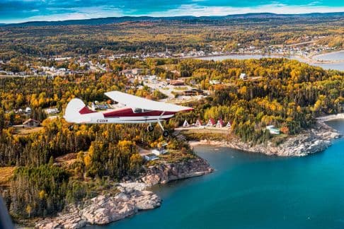 Airplane Flight to Tadoussac and the Saguenay Fjord - vue 3