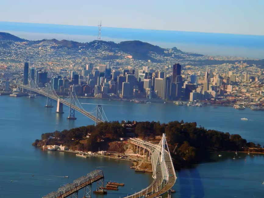 Airplane Scenic Flight Over San Francisco Bay - vue 2
