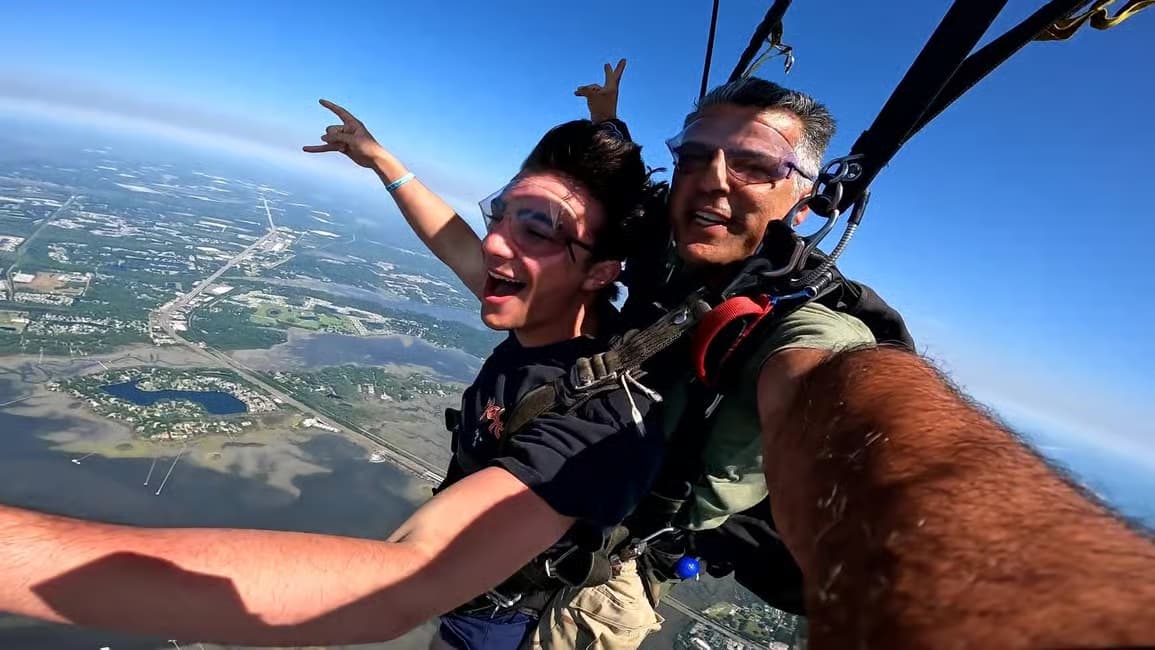 Tandem skydiving near Jacksonville - vue 4