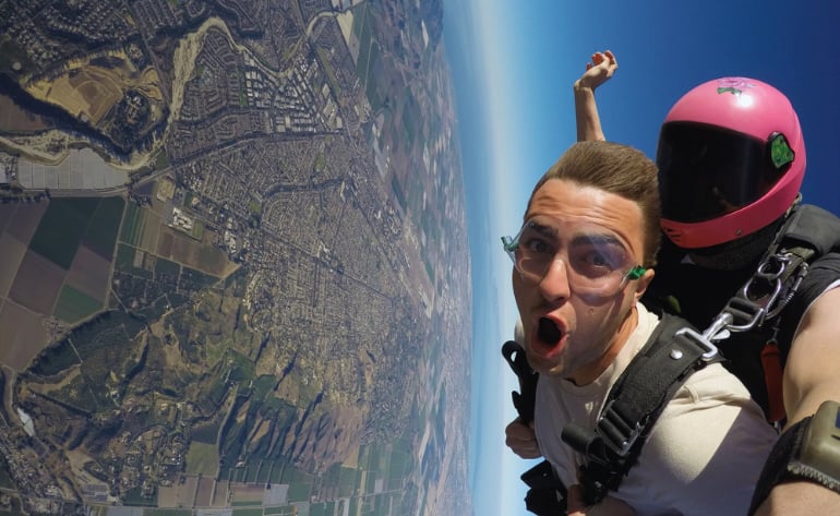 Tandem skydiving near Los Angeles - vue 4