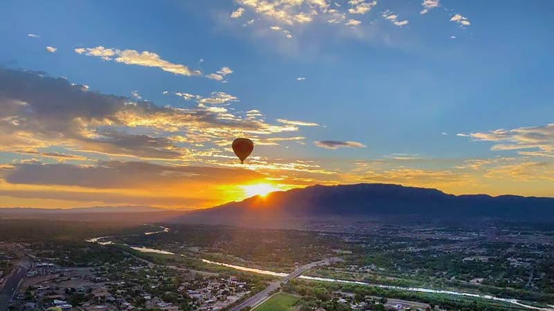 Hot air balloon ride in Albuquerque – Rio Grande overflight - vue 2