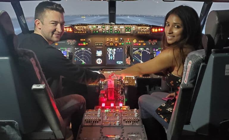 Boeing 737 flight simulator in Chicago - vue 2