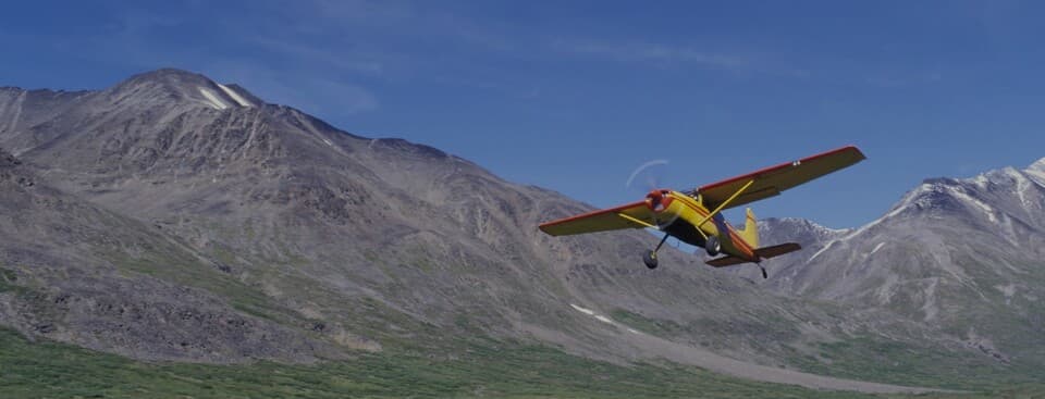 Airplane flying lesson